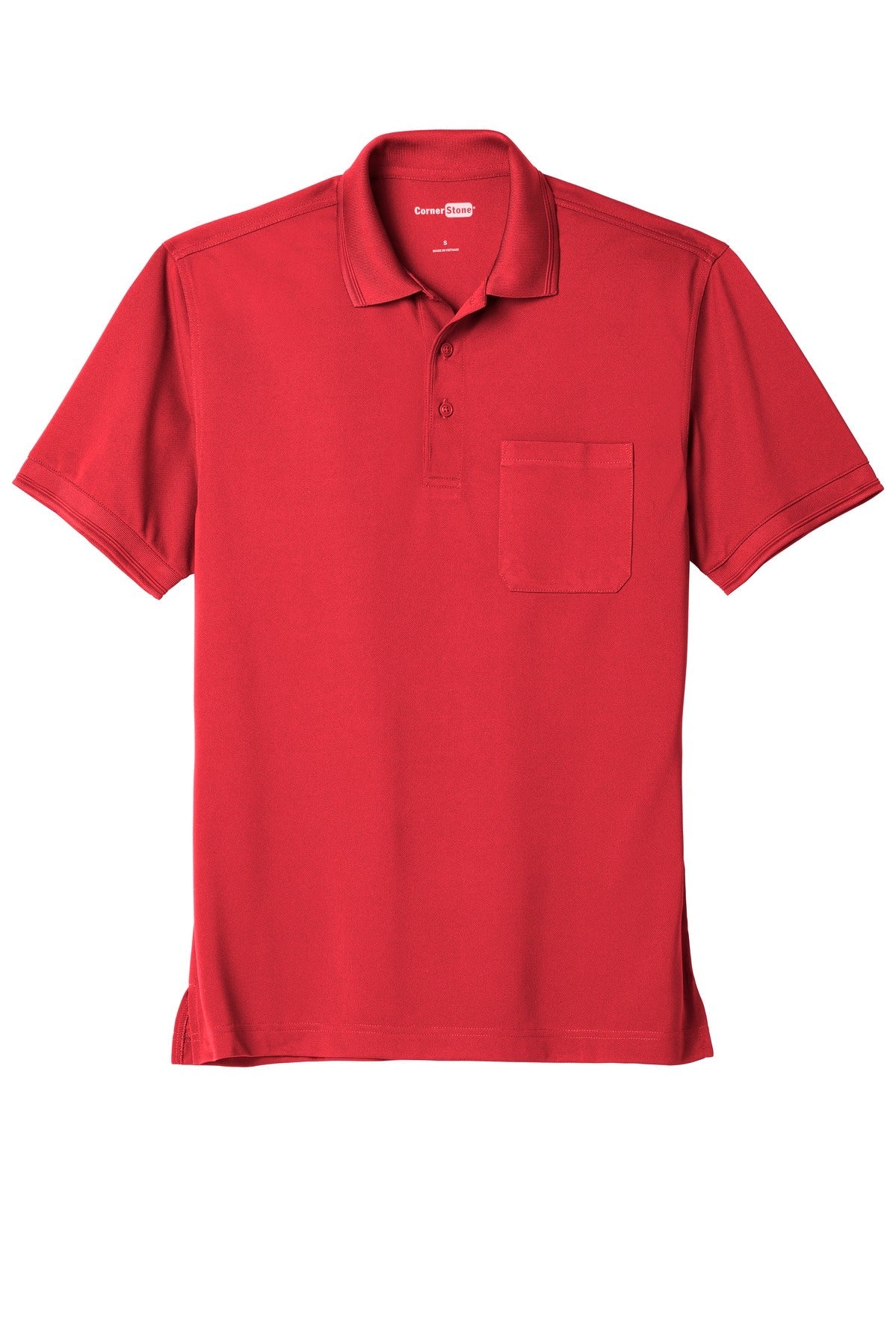 CornerStone Industrial Snag-Proof Pique Pocket Polo