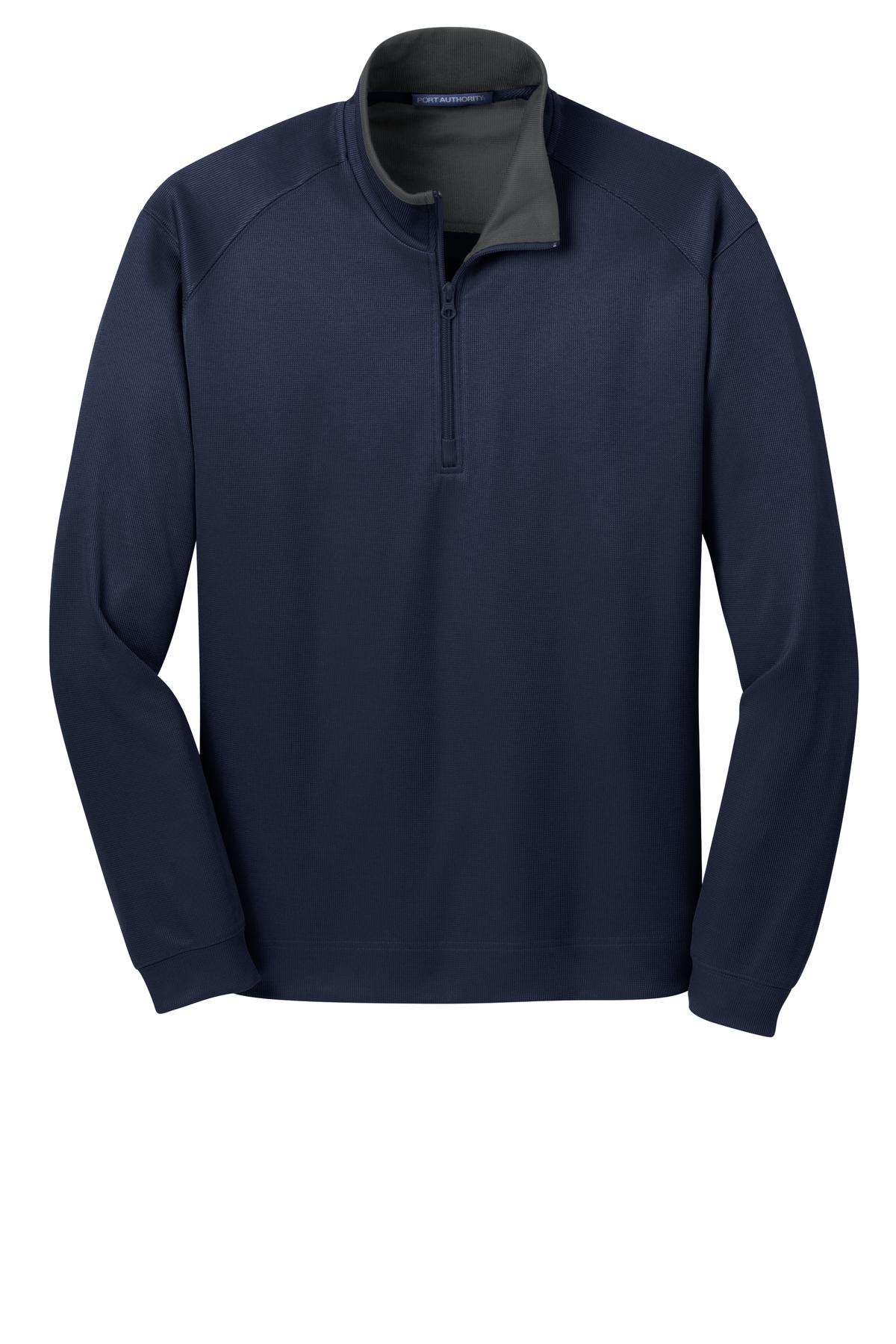Port Authority Vertical Texture 1/4-Zip Pullover