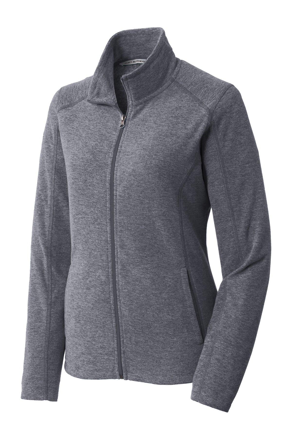 Port Authority Women's Heather Microfleece Full-Zip Jacket