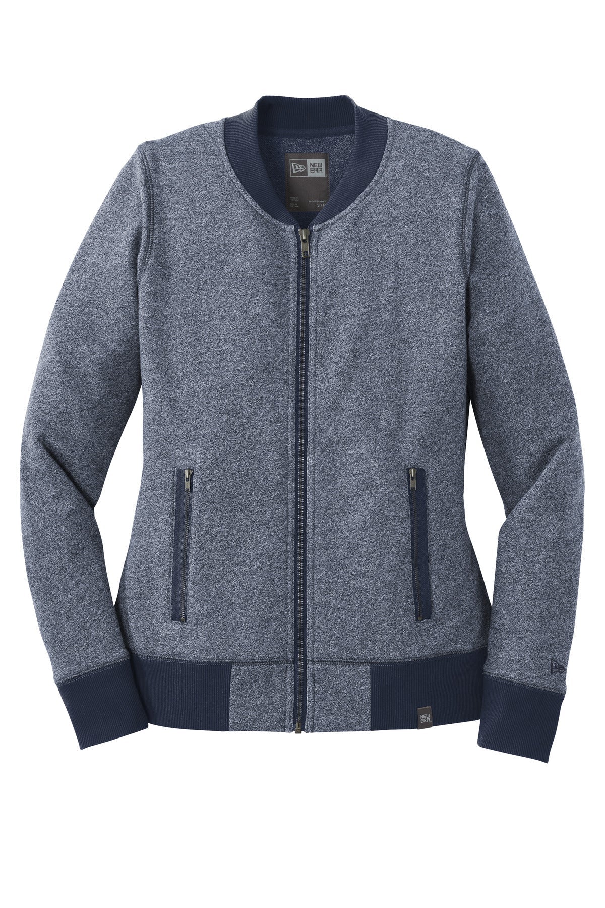 New Era Women's French Terry Baseball Full-Zip