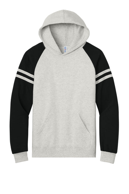 Jerzees Unisex NuBlend Varsity Colorblock Hooded Sweatshirt