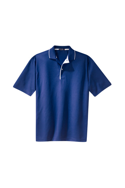Sport-Tek Dri-Mesh Polo with Tipped Collar and Piping