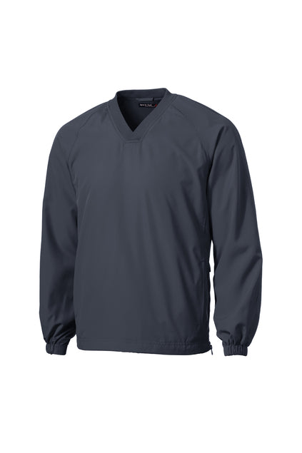 Sport-Tek V-Neck Raglan Wind Shirt