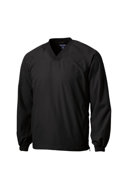 Sport-Tek V-Neck Raglan Wind Shirt