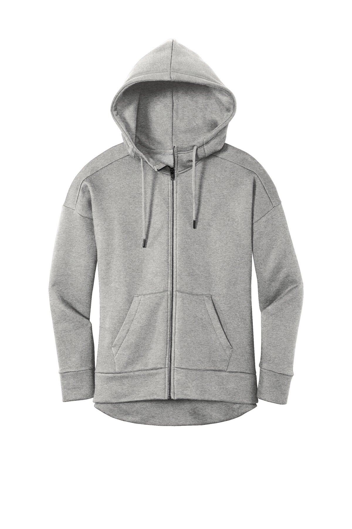 District Women's Perfect Weight Fleece Drop Shoulder Full-Zip Hoodie
