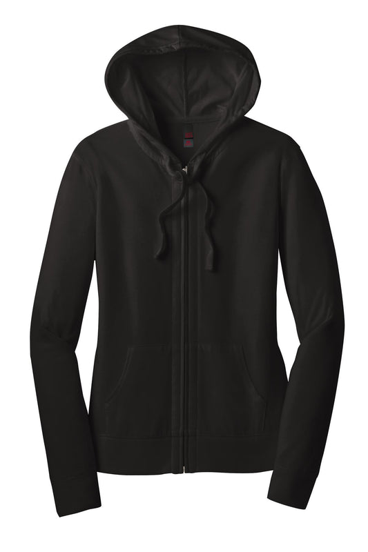 District Women's Fitted Jersey Full-Zip Hoodie
