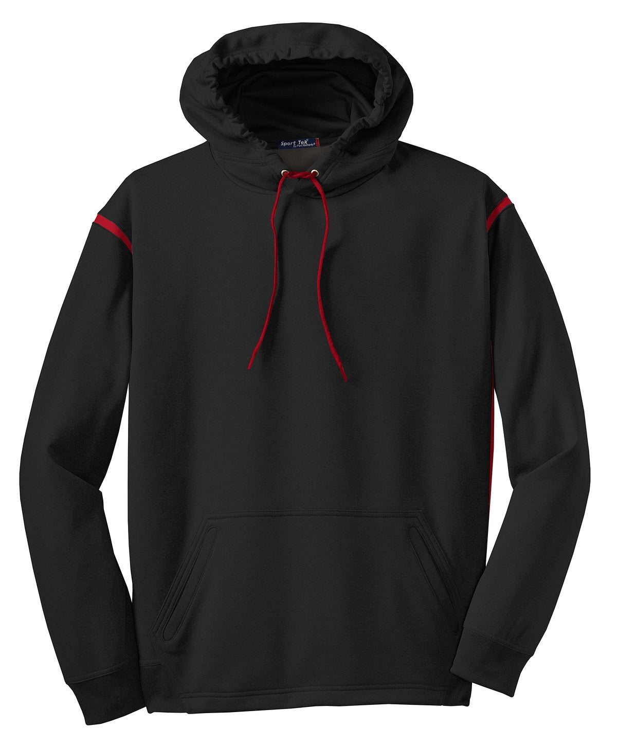 Sport-Tek Tech Fleece Colorblock Hooded Sweatshirt