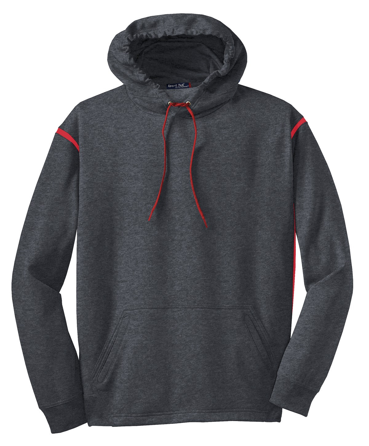 Sport-Tek Tech Fleece Colorblock Hooded Sweatshirt