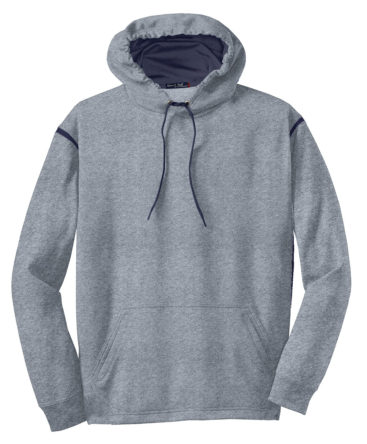 Sport-Tek Tech Fleece Colorblock Hooded Sweatshirt