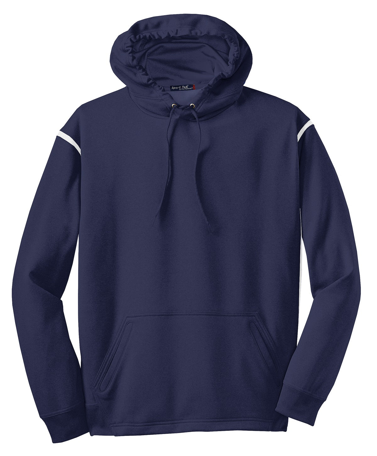 Sport-Tek Tech Fleece Colorblock Hooded Sweatshirt