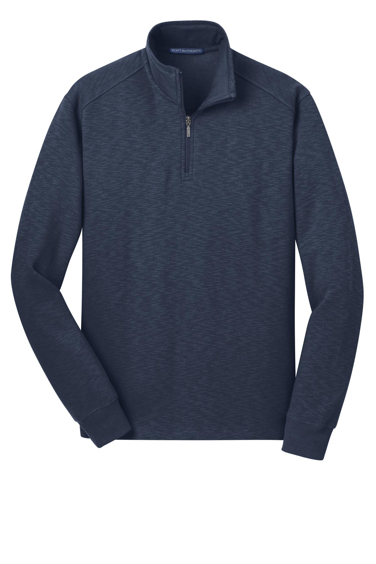 Port Authority Slub Fleece 1/4-Zip Pullover