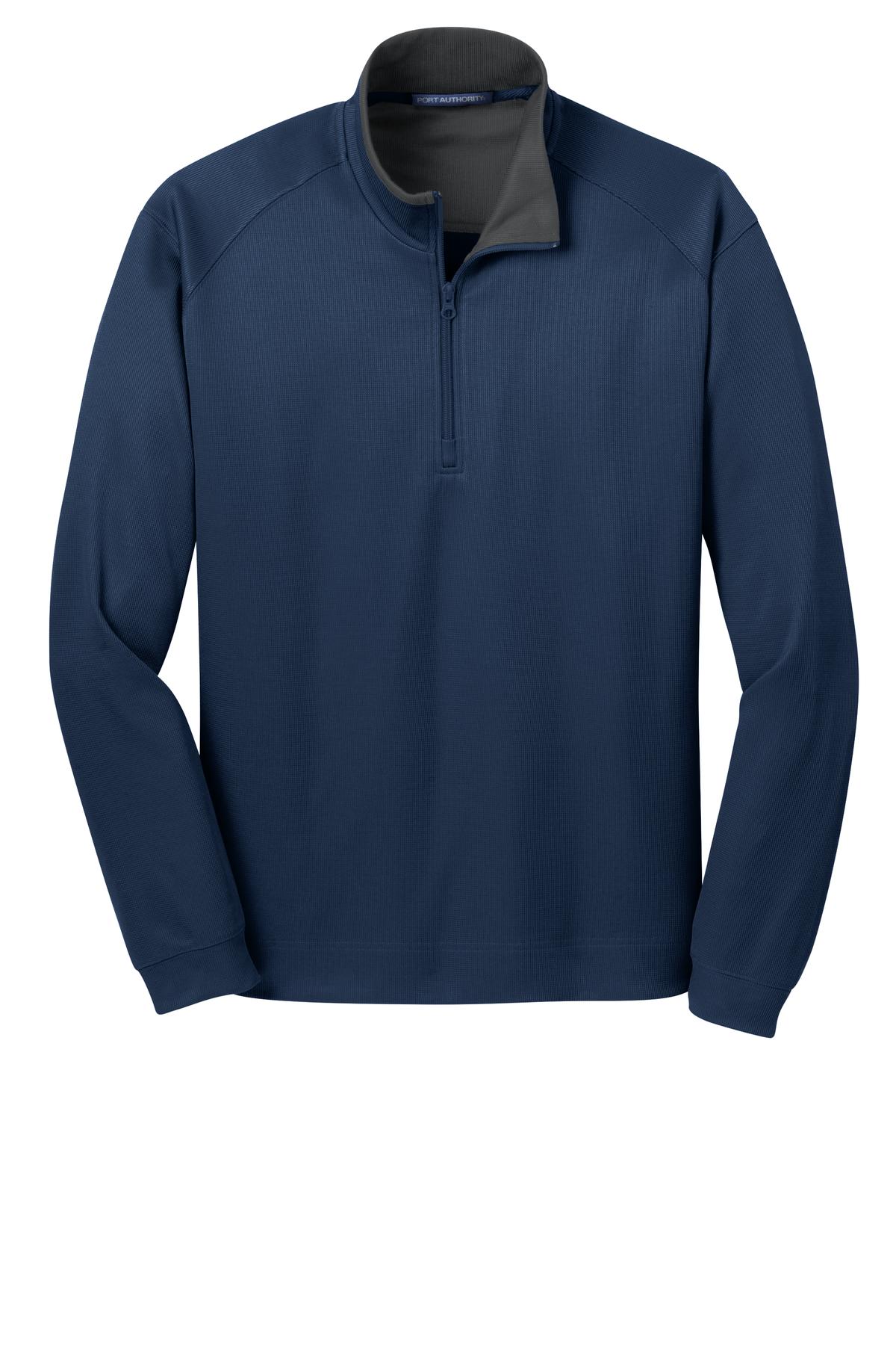 Port Authority Vertical Texture 1/4-Zip Pullover