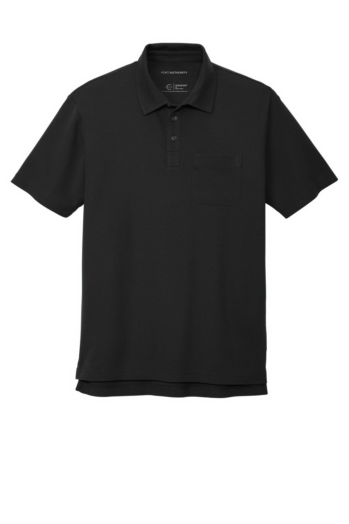 Port Authority C-FREE Cotton Blend Pique Pocket Polo