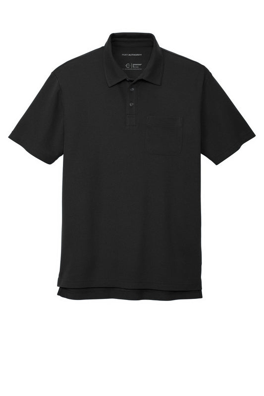 Port Authority C-FREE Cotton Blend Pique Pocket Polo