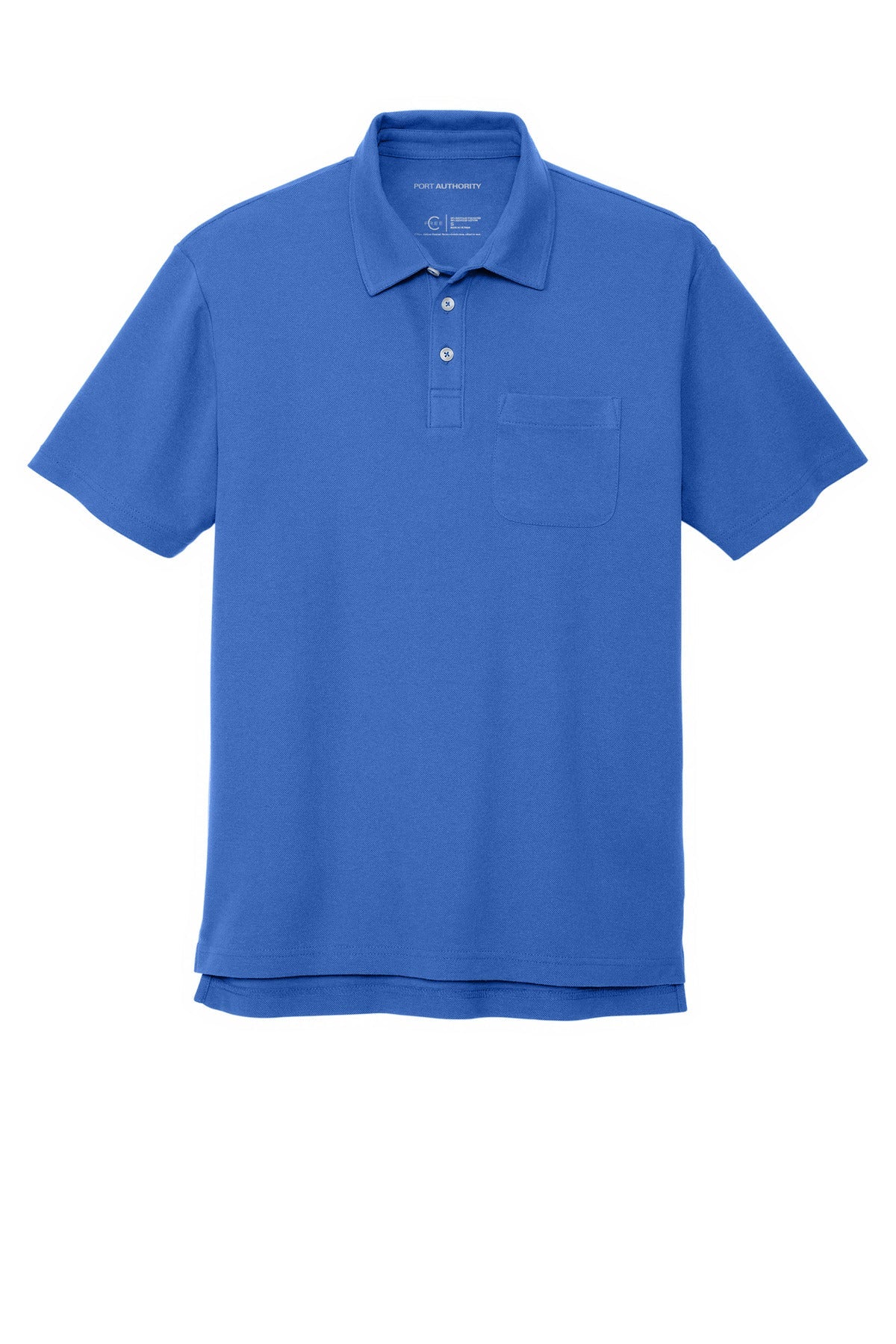 Port Authority C-FREE Cotton Blend Pique Pocket Polo