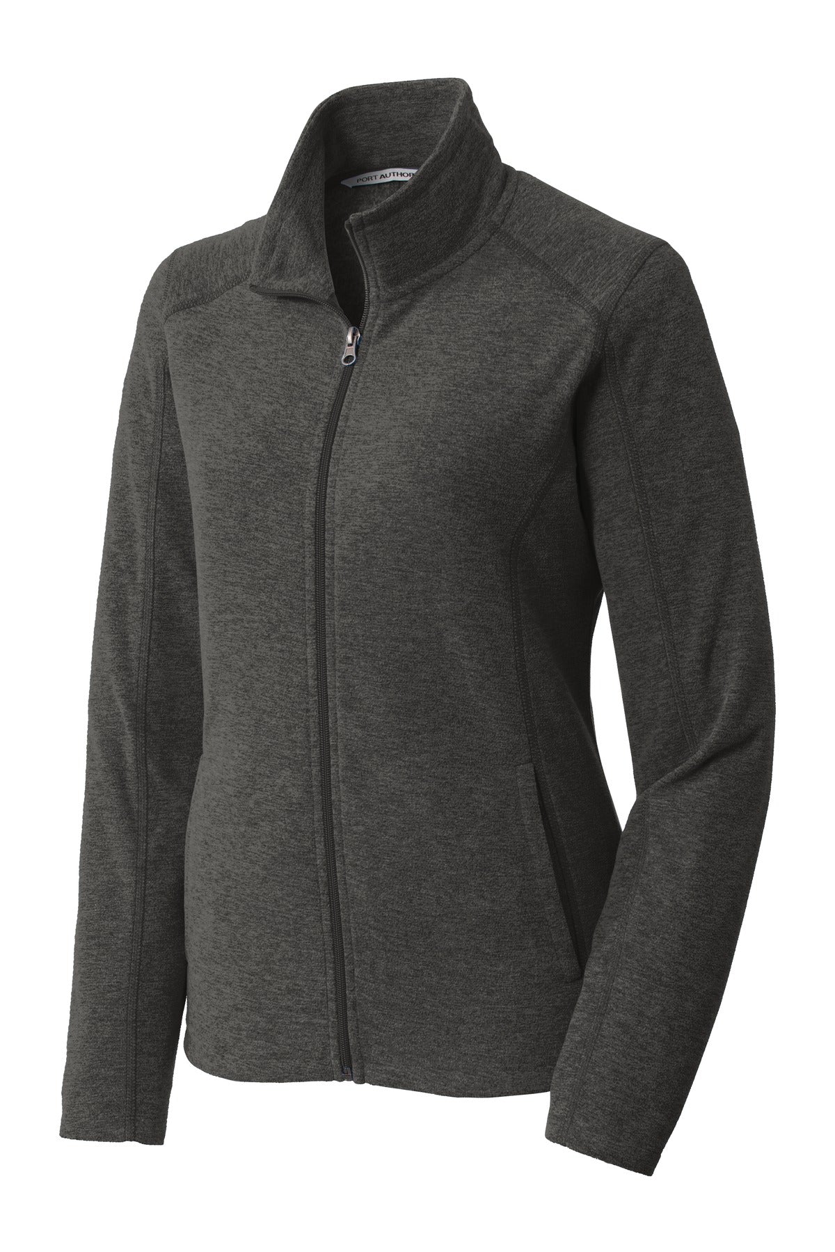 Port Authority Women's Heather Microfleece Full-Zip Jacket