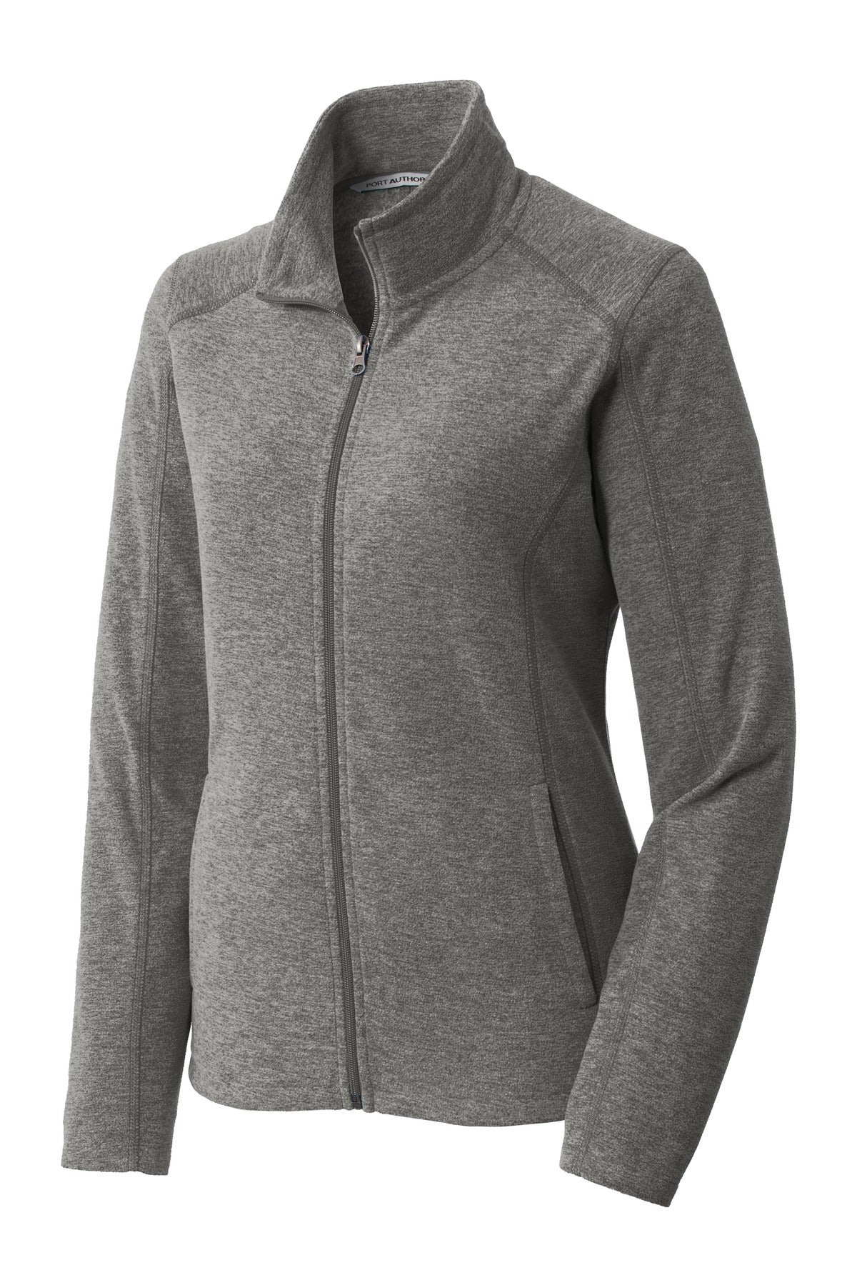 Port Authority Women's Heather Microfleece Full-Zip Jacket