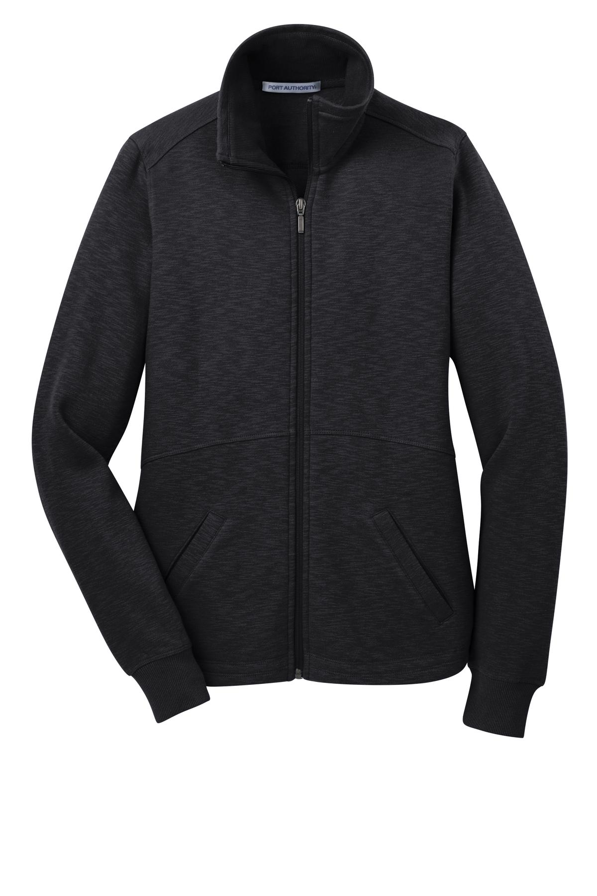 Port Authority Women's Slub Fleece Full-Zip Jacket