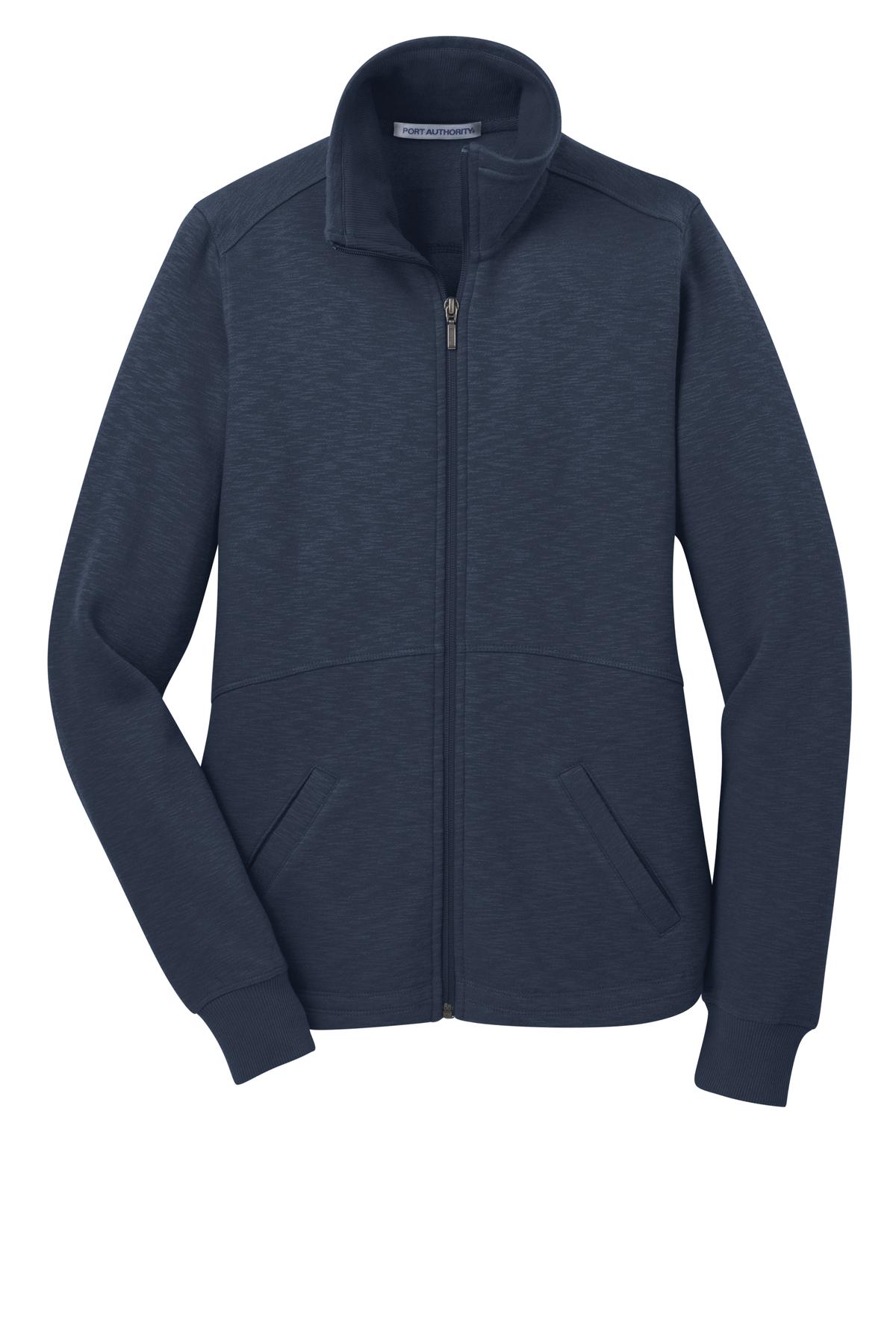 Port Authority Women's Slub Fleece Full-Zip Jacket