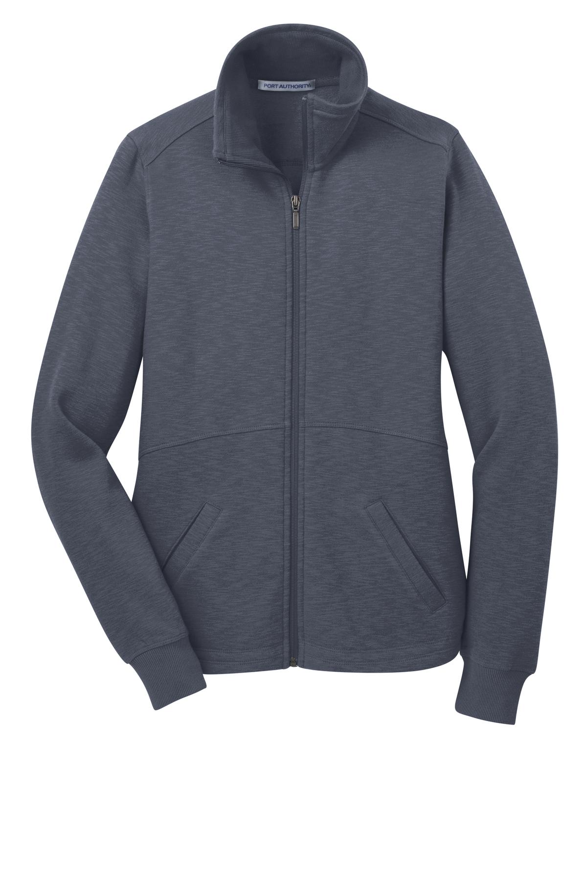 Port Authority Women's Slub Fleece Full-Zip Jacket