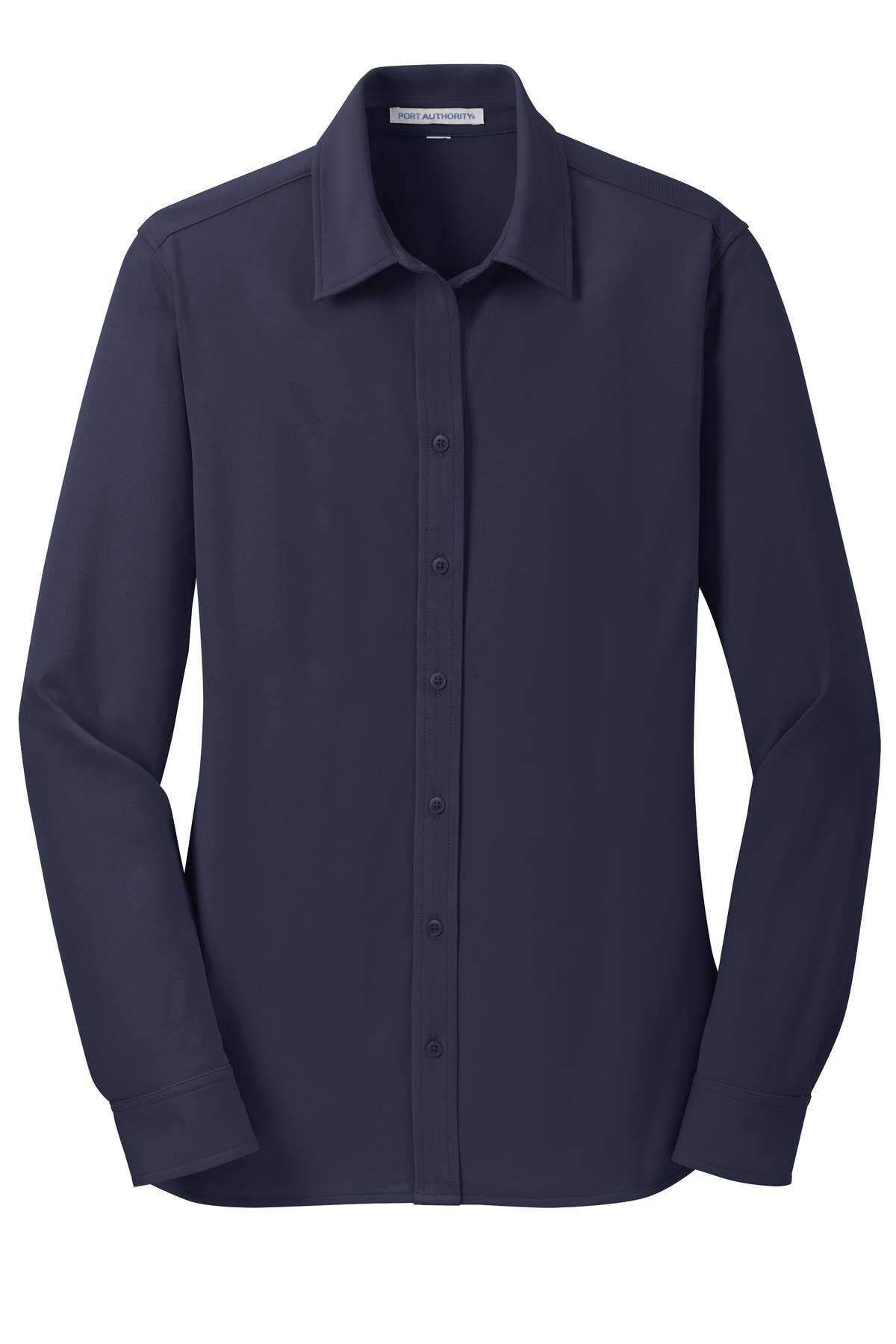 Port Authority Women's Dimension Knit Dress Shirt