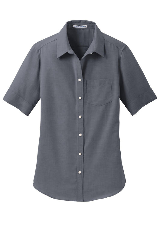 Port Authority Women's Short Sleeve SuperPro Oxford Shirt