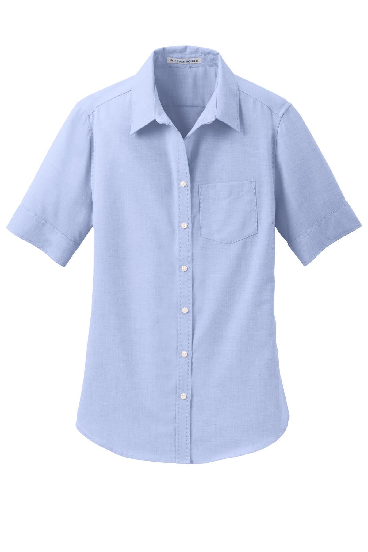 Port Authority Women's Short Sleeve SuperPro Oxford Shirt