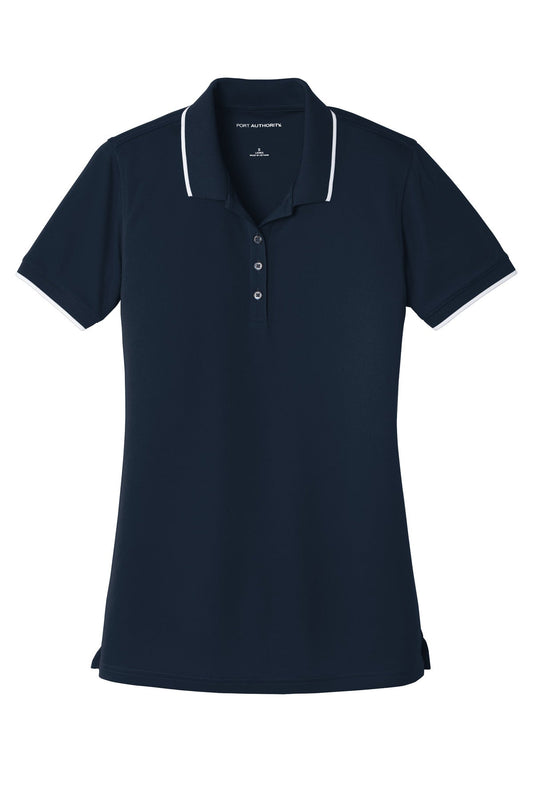 Port Authority Women's Dry Zone UV Micro-Mesh Tipped Polo
