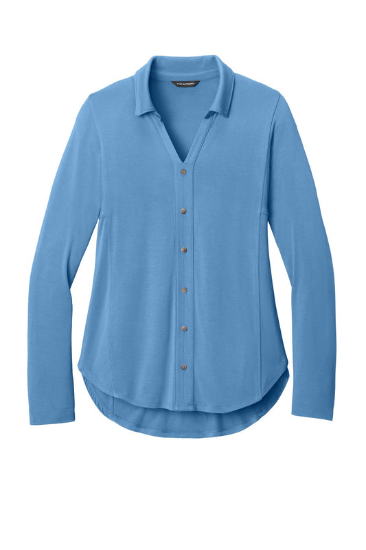 Port Authority Women's Luxe Knit Button Tunic