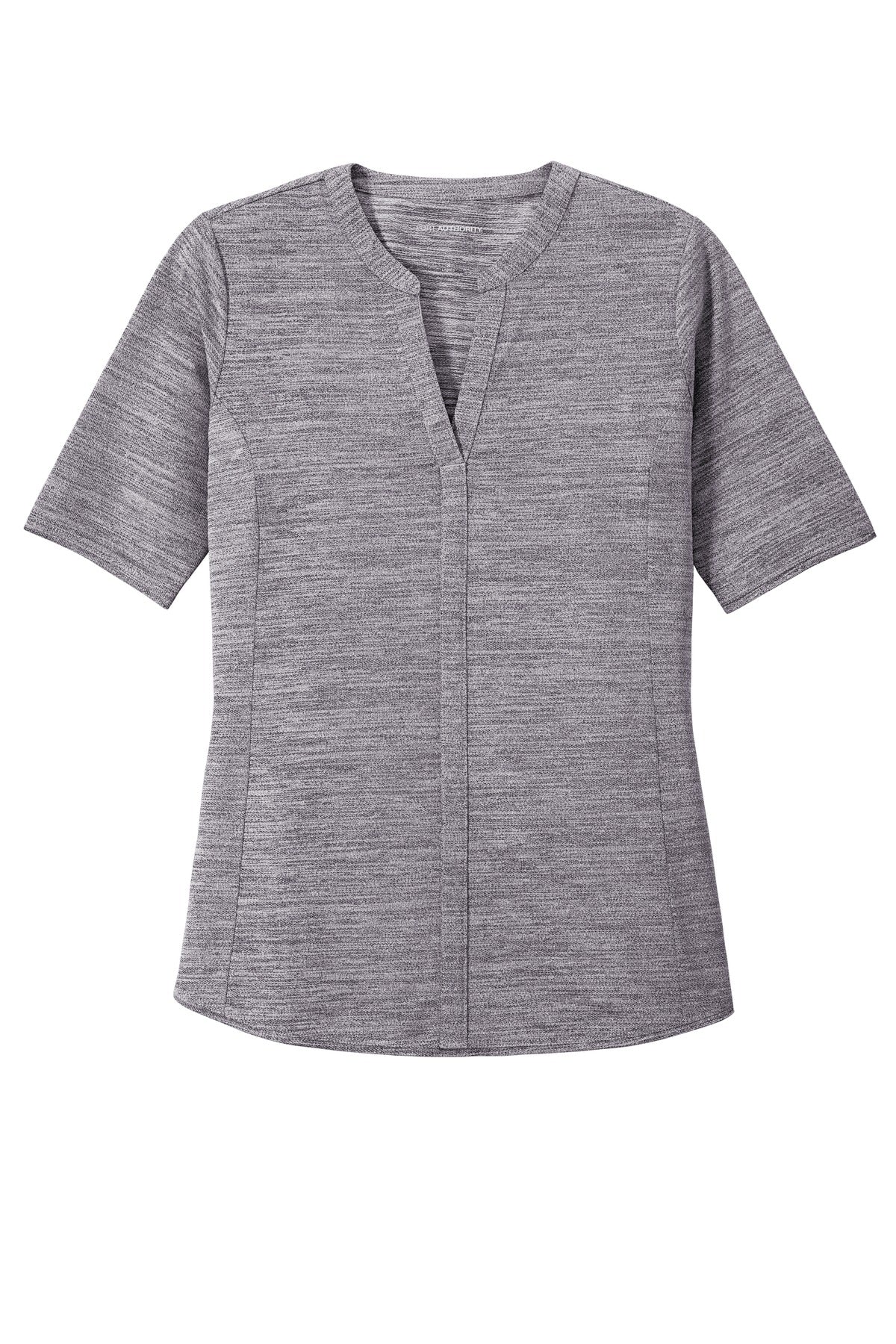 Port Authority Women's Stretch Heather Open Neck Top