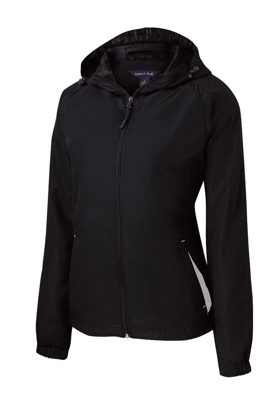 Sport-Tek Women's Colorblock Hooded Raglan Jacket