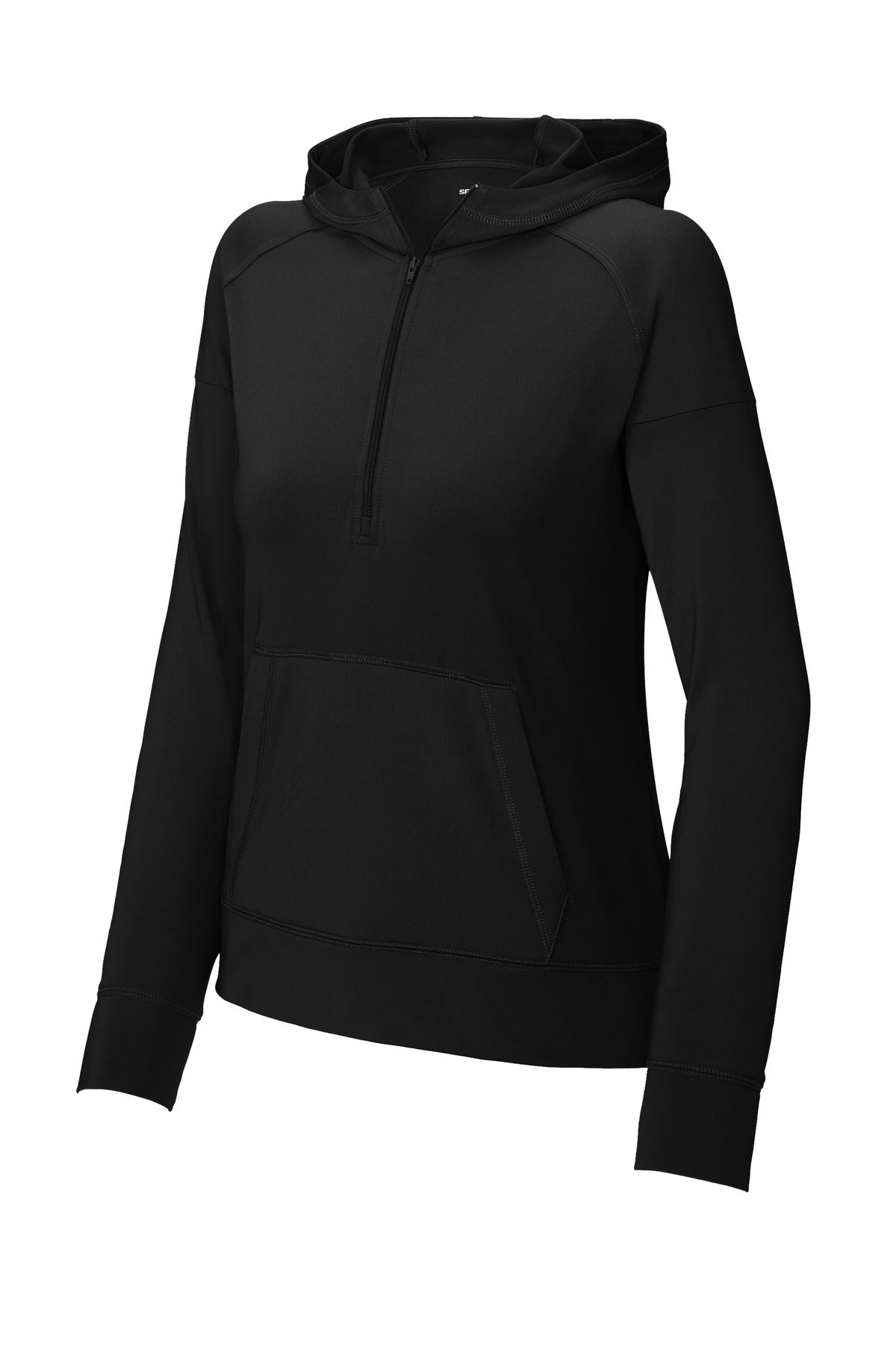 Sport-Tek Women's Sport-Wick Stretch 1/2-Zip Hoodie