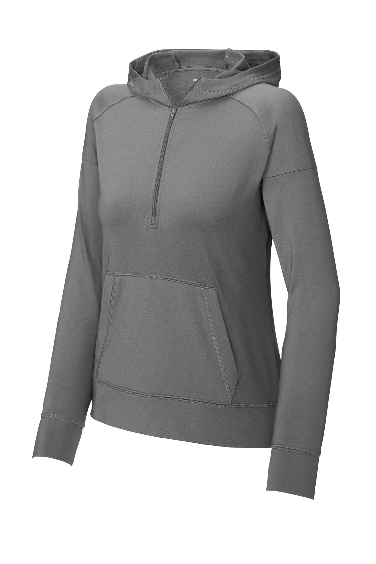 Sport-Tek Women's Sport-Wick Stretch 1/2-Zip Hoodie