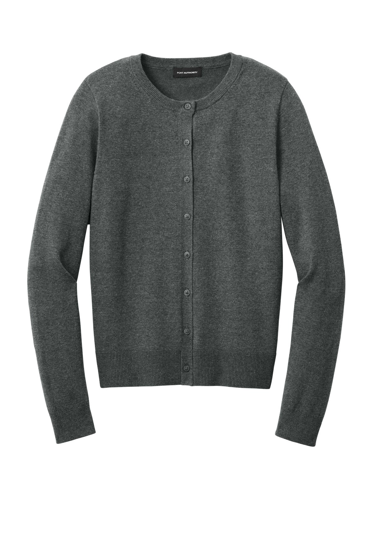 Port Authority Women's Easy Care Crewneck Cardigan Sweater