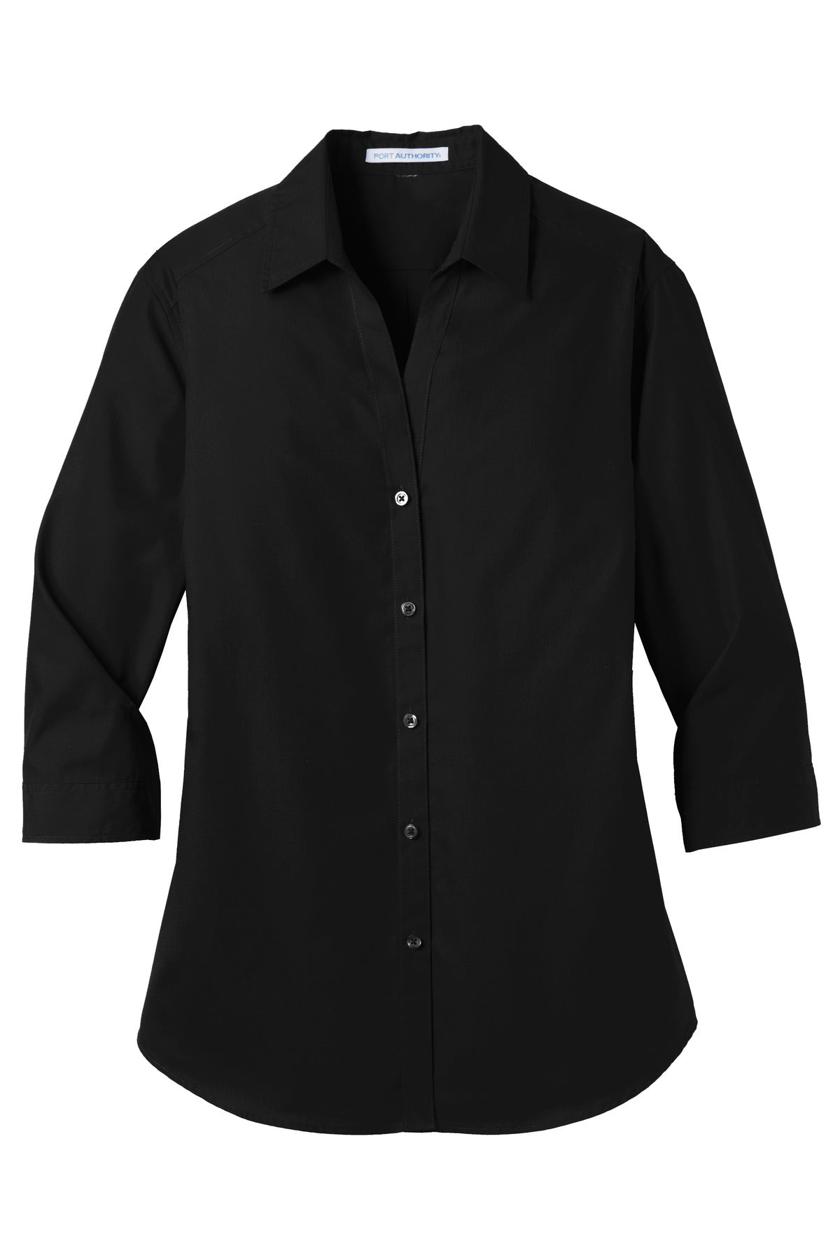 Port Authority Women's 3/4-Sleeve Carefree Poplin Shirt