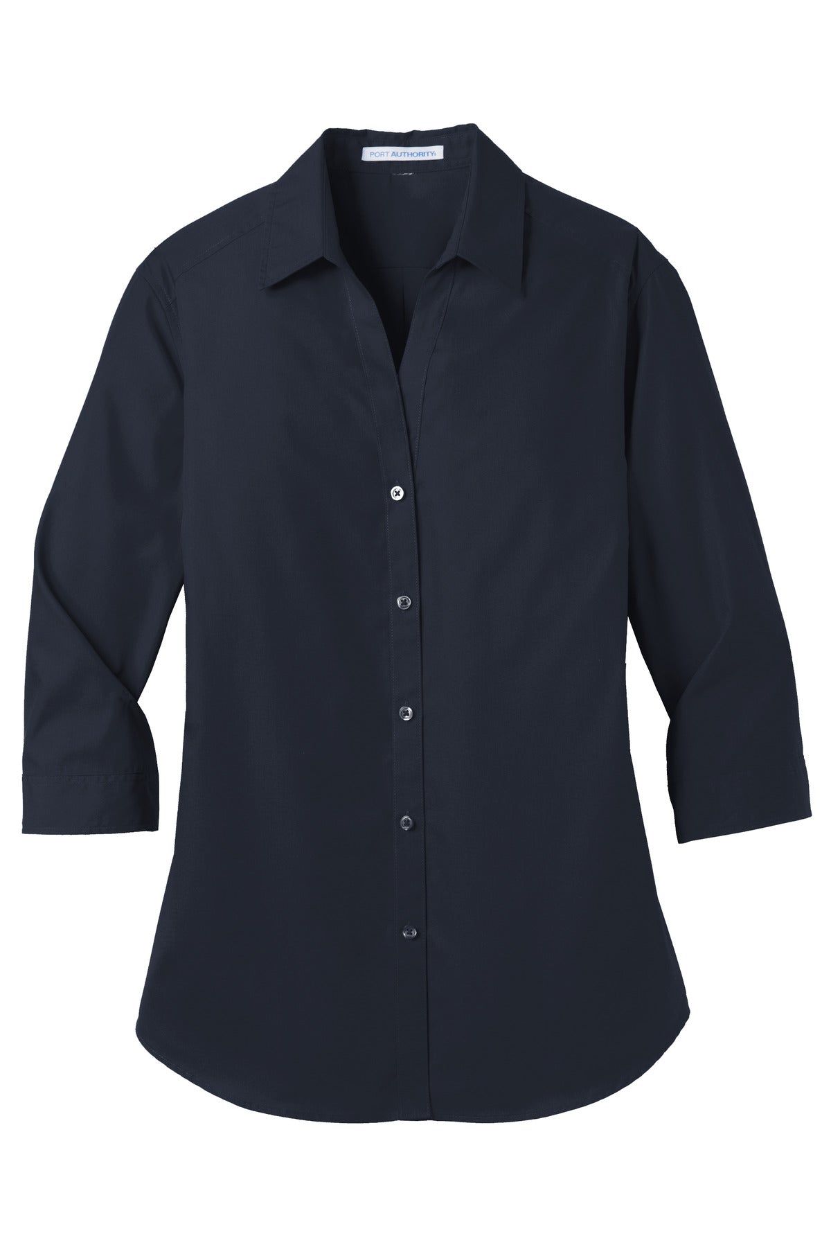 Port Authority Women's 3/4-Sleeve Carefree Poplin Shirt