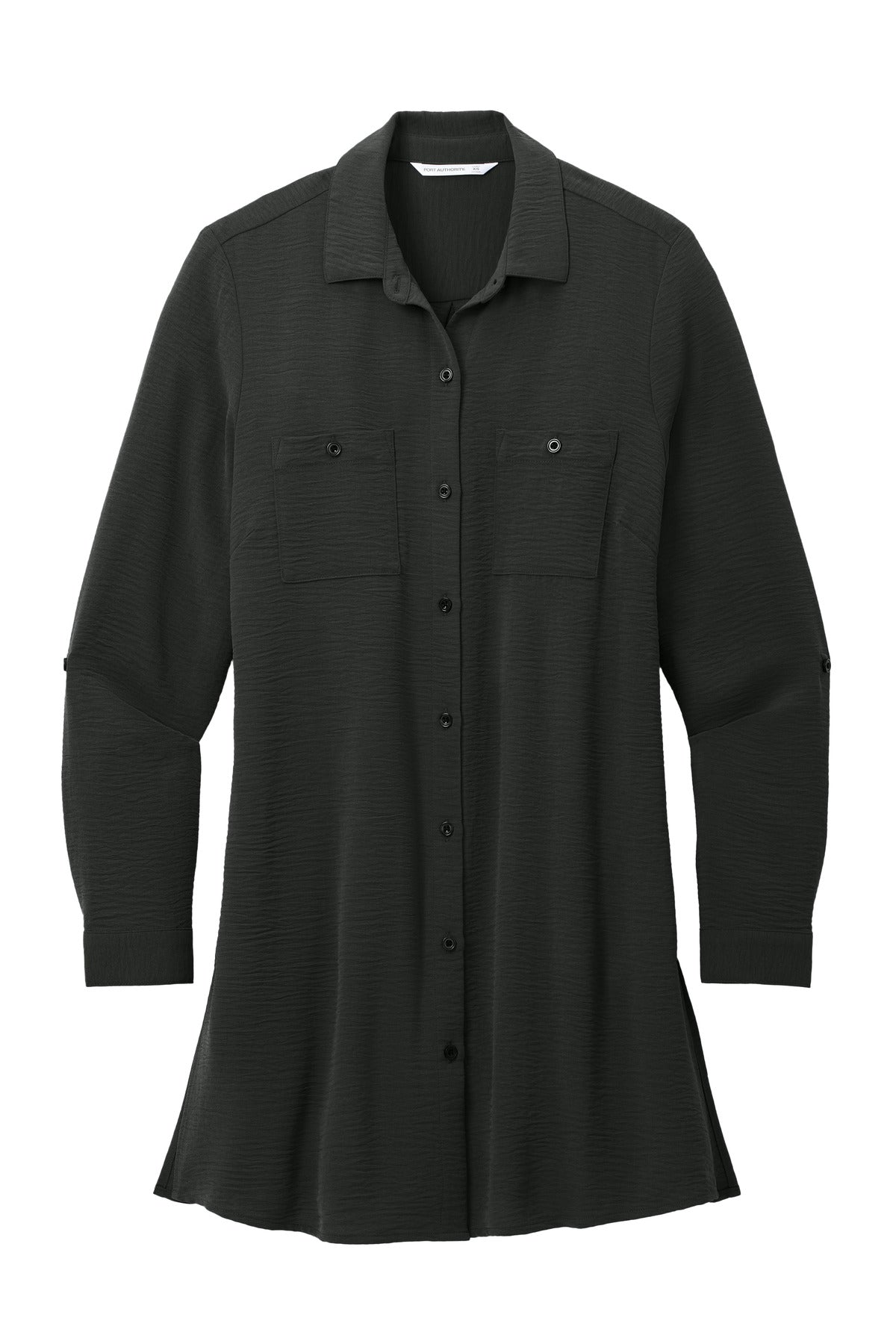Port Authority Women's Textured Crepe Long Tunic