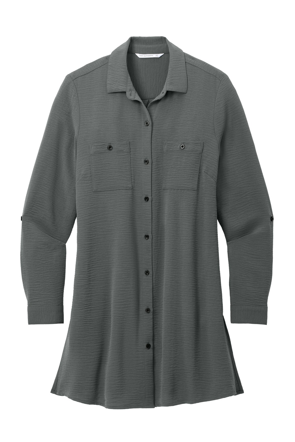 Port Authority Women's Textured Crepe Long Tunic