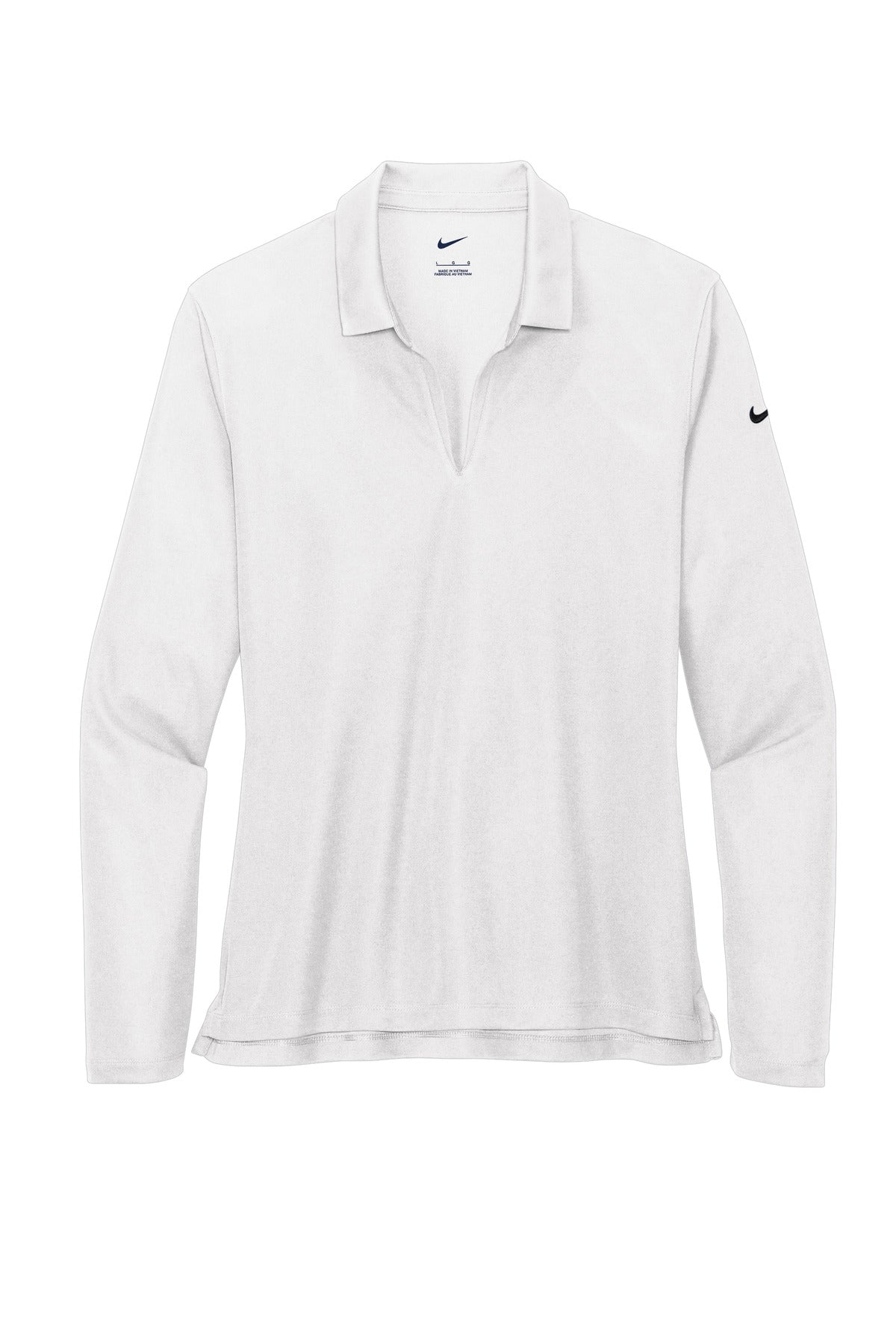 Nike Women's Dri-FIT Micro Pique 2.0 Long Sleeve Polo