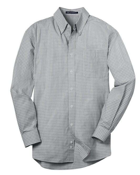 Port Authority Plaid Pattern Easy Care Shirt