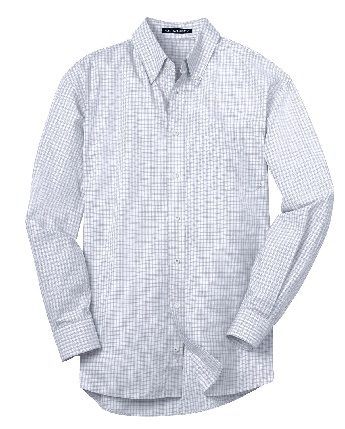 Port Authority Plaid Pattern Easy Care Shirt