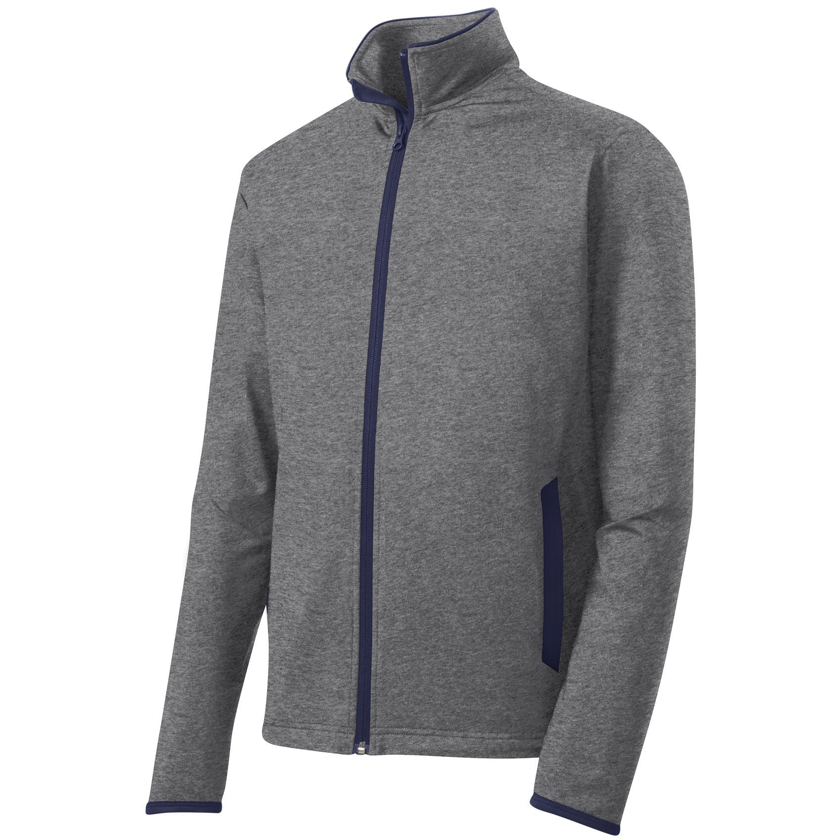 Charcoal Grey Heather/ True Navy