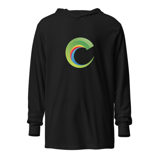 Hooded long-sleeve tee