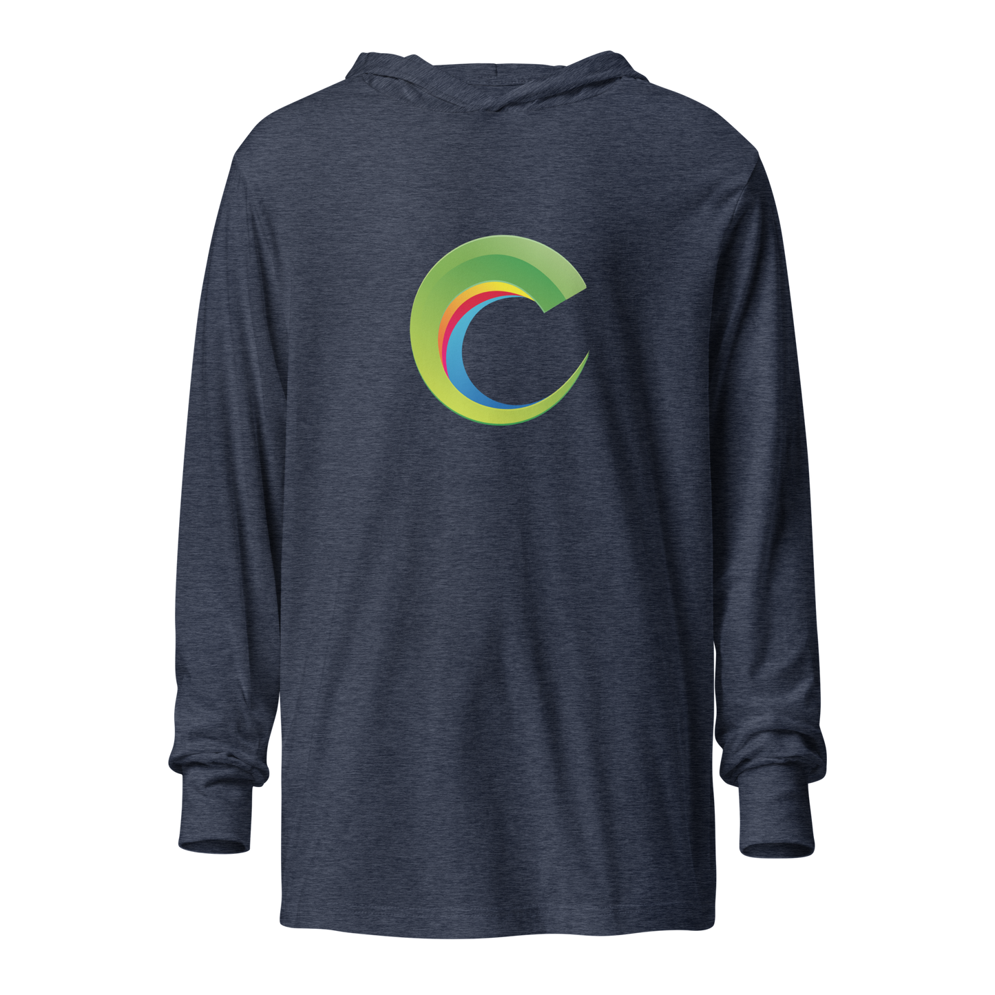 Hooded long-sleeve tee