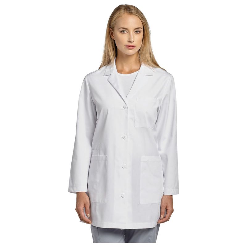 Women's Three-Pocket 32" Mid-Length Lab Coat